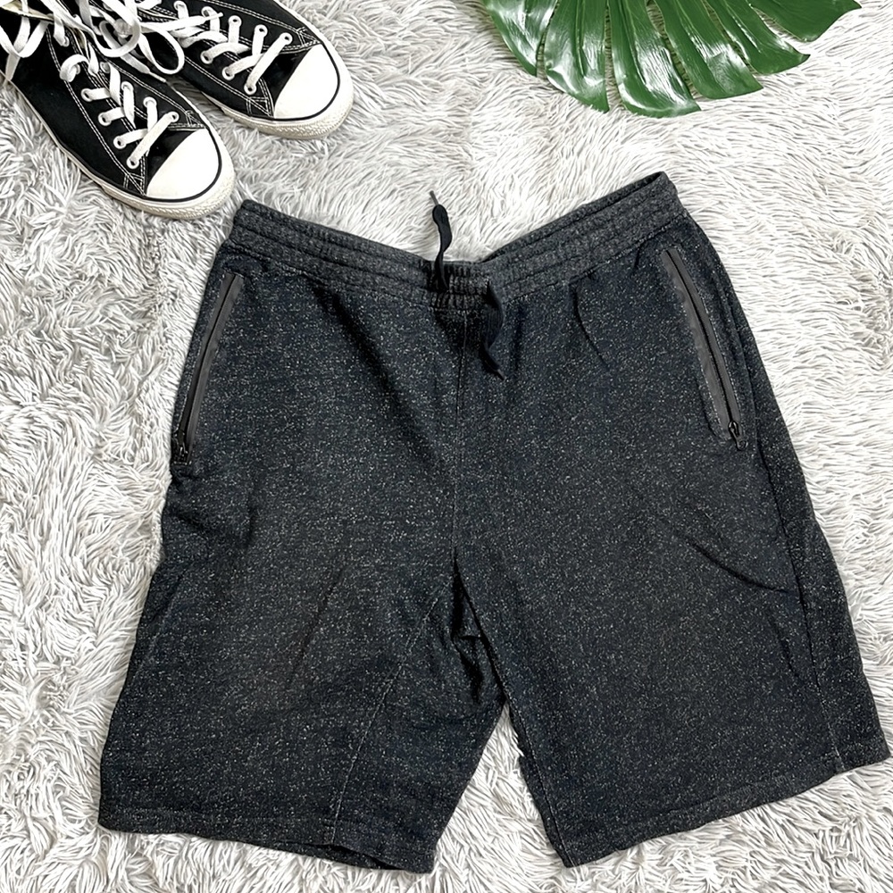 🌺tony hawk heathered black cotton shorts size XL